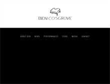 Tablet Screenshot of bencosgrove.com